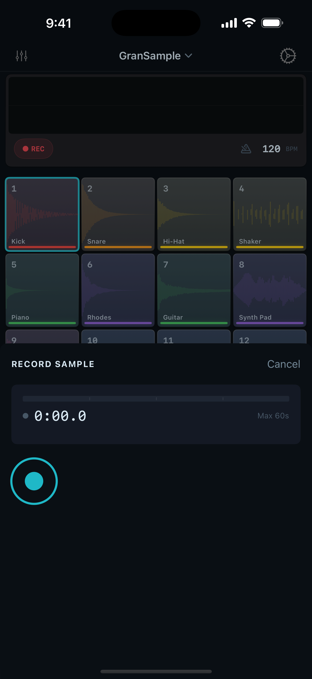 Sample recorder